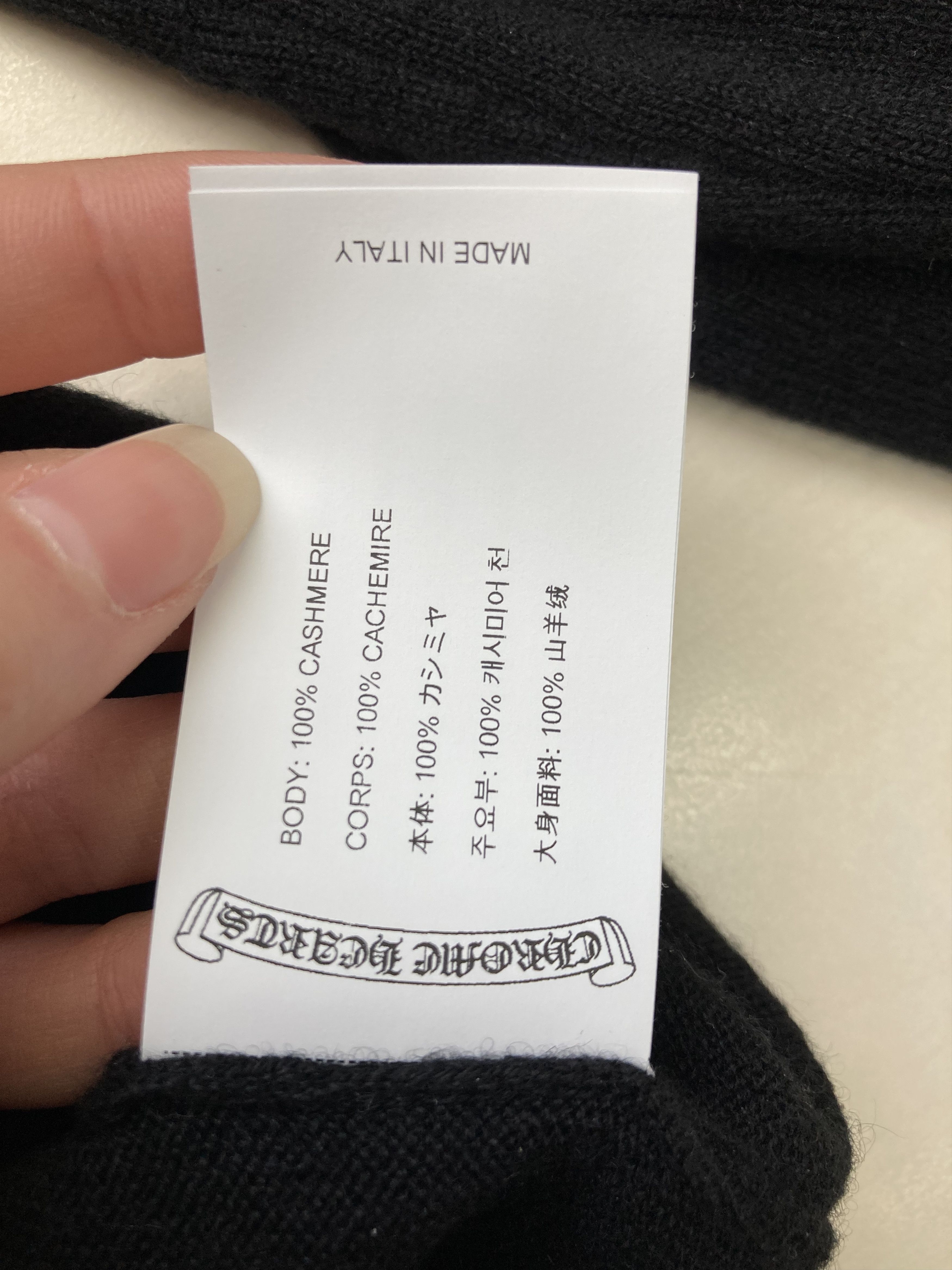 Chrome Hearts Chrome Hearts Vine Cross Crystal Cashmere Sweater Size M / US 6-8 / IT 42-44 - 9 Thumbnail