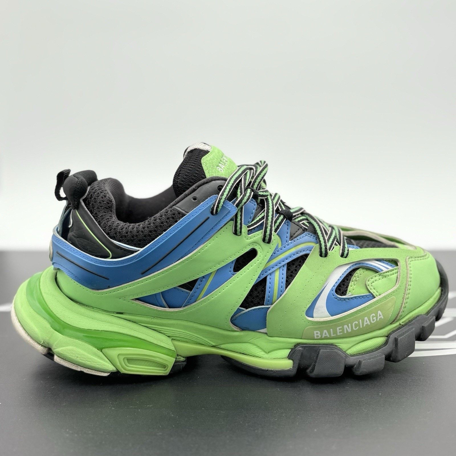 Balenciaga Balenciaga Track ' Blue Green ' | GOOD CONDITION! Size US 7 / EU 40 - 2 Thumbnail
