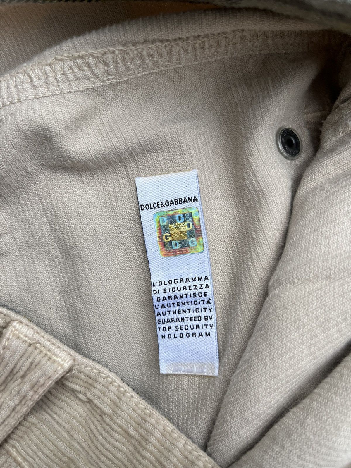 Dolce & Gabbana Dolce & Gabbana 00s Corduroy Cargo Pants Size 30" / US 8 / IT 44 - 10 Thumbnail