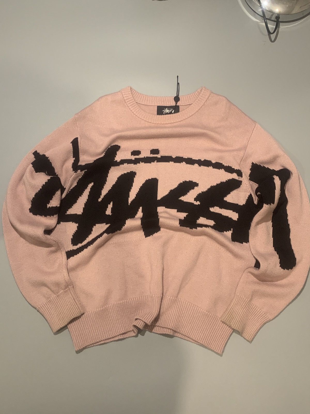 Stussy Stussy Stock Pink Sweater Size US M / EU 48-50 / 2 - 1 Thumbnail