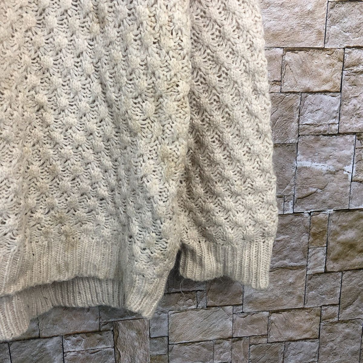 Homespun Knitwear × Vintage H&M Cream baggie sweatshirt Knitwear #A198 Size M / US 6-8 / IT 42-44 - 8 Thumbnail