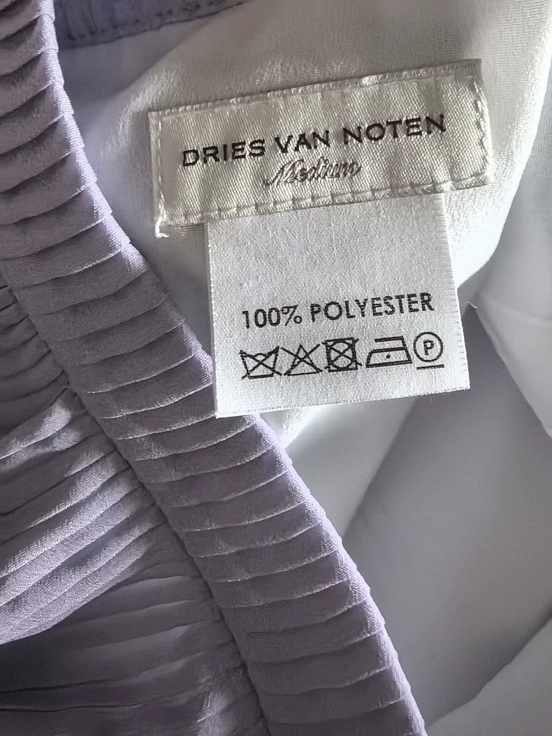 Dries Van Noten DRIES VAN NOTEN size:M Purple one-of-a-kind skirt Size 31" - 4 Thumbnail