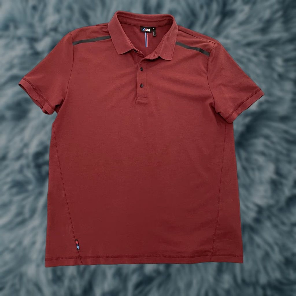 BMW BMW Shirt Extra Large Adult Burgundy Red Polo M3 Logo Made In Turkey Mens XL Size US XL / EU 56 / 4 - 1 Thumbnail