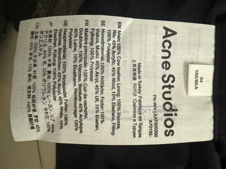 Acne Studios Acne Studios Leather Jacket Size XXS / US 00 / IT 34 - 4 Thumbnail