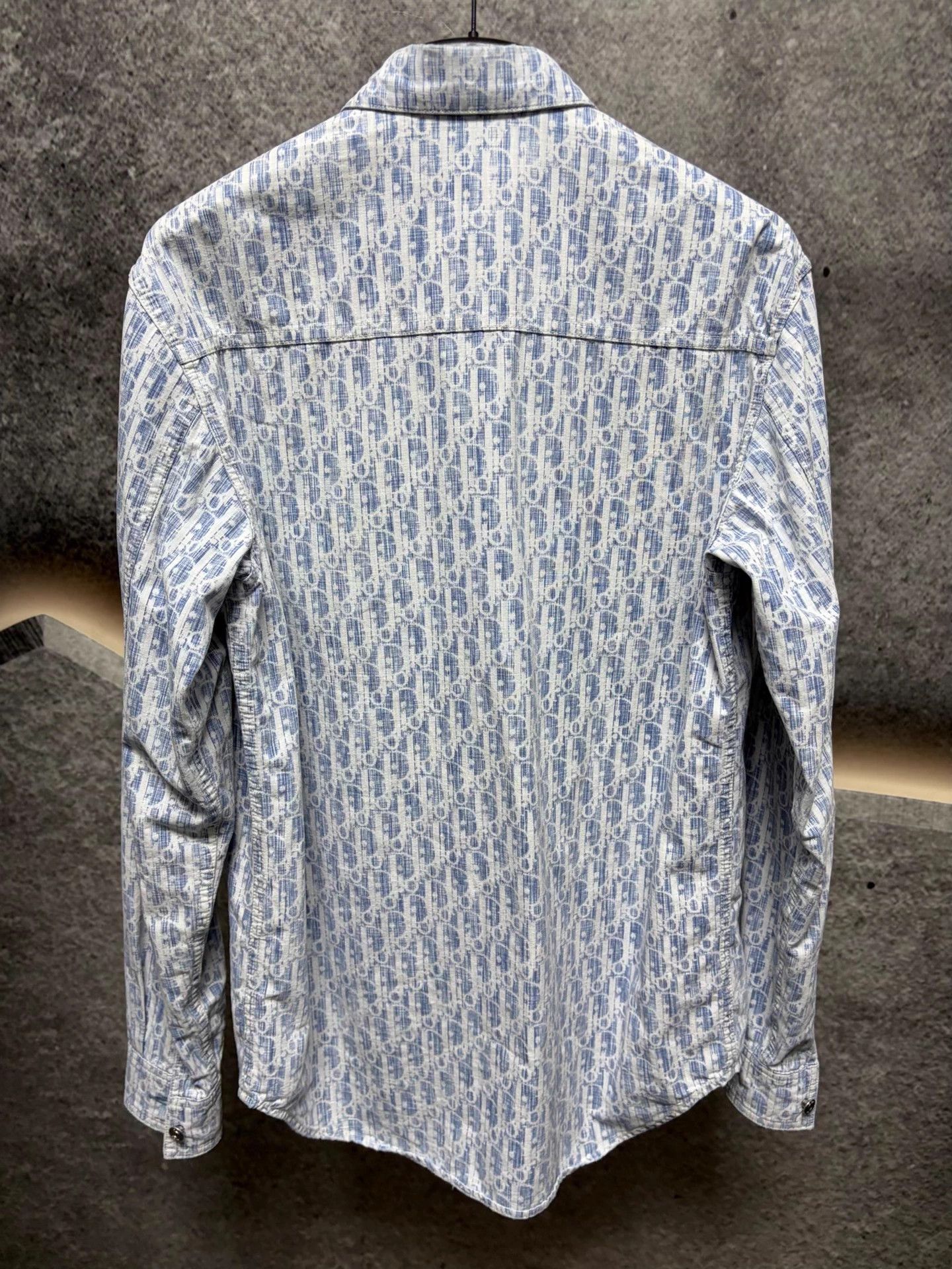 Dior Dior long-sleeve shirt 38 like new clean Japan made Size US M / EU 48-50 / 2 - 2 Thumbnail