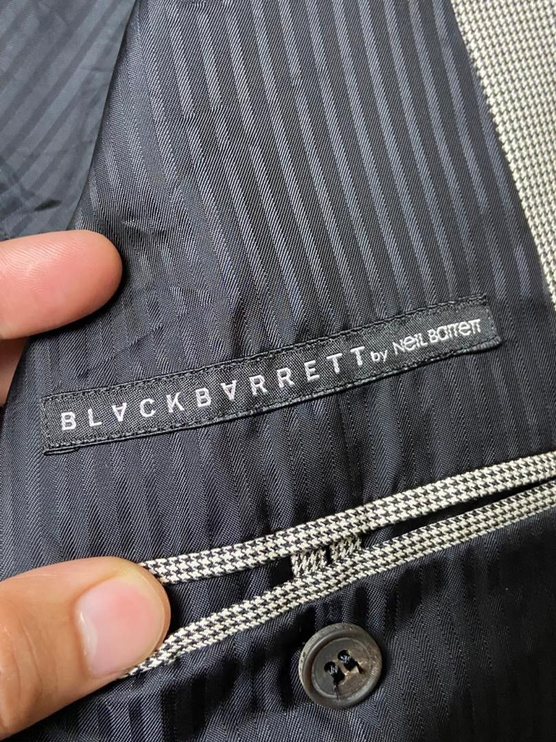 Japanese Brand Black Barret by Neil Barret Single Breasted Blazer (179) Size US XXS / EU 40 - 3 Thumbnail