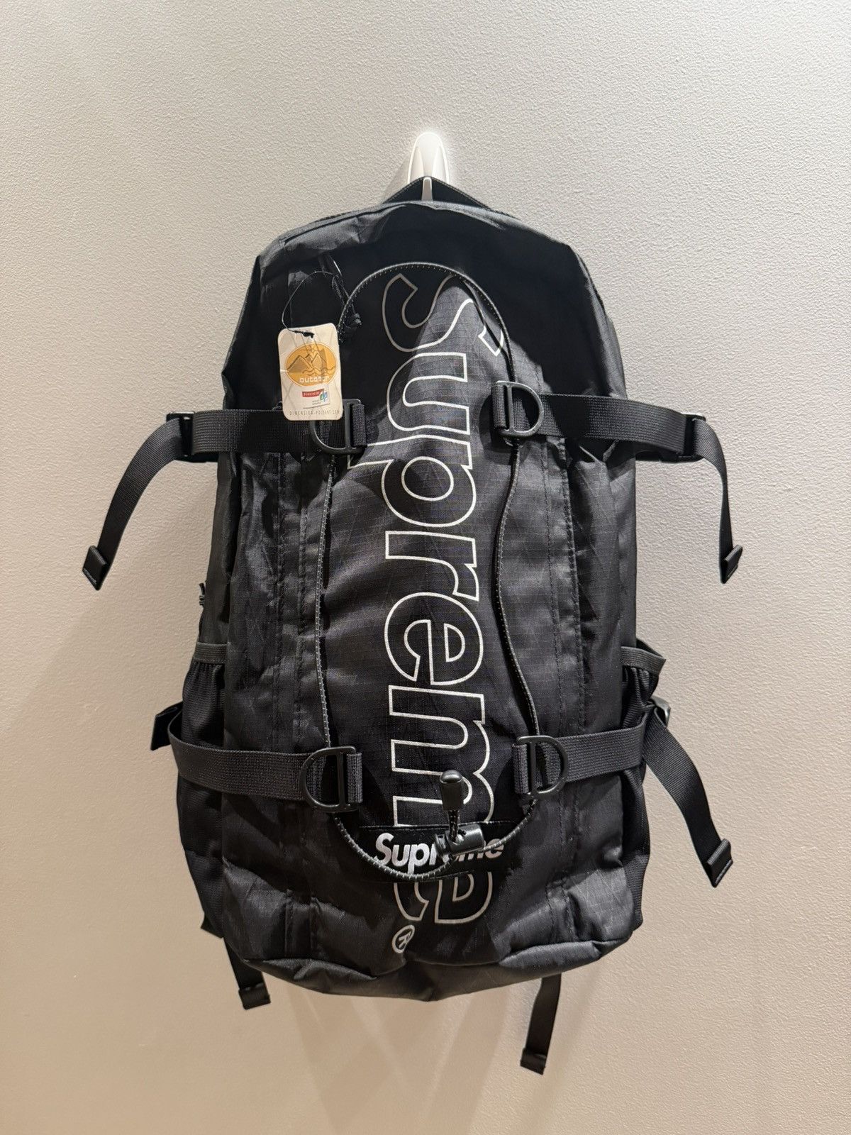 Supreme FW18 Supreme Backpack Bag Black Water Resistant | Grailed