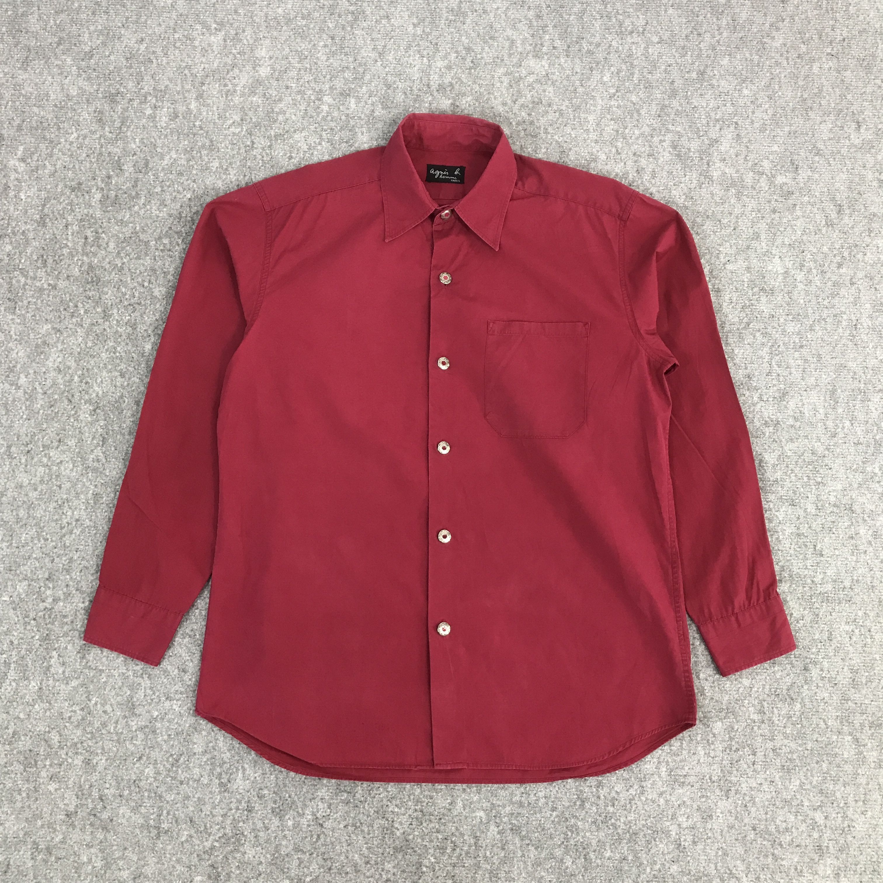 Japanese Brand × agnes b. AGNES B HOMME BUTTON UP SHIRTS LONG SLEEVE Size US L / EU 52-54 / 3 - 1 Thumbnail