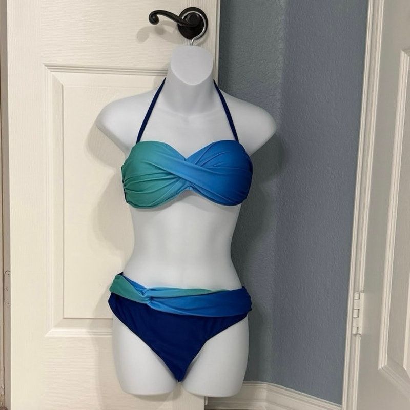 Other Chaos World Strapless Halter Bikini Size ONE SIZE - 2 Thumbnail