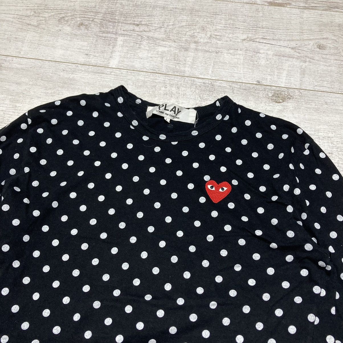 Comme des Garcons PLAY Comme Des Garçons Play Polka Dot Long-sleeve tee Size US M / EU 48-50 / 2 - 4 Thumbnail