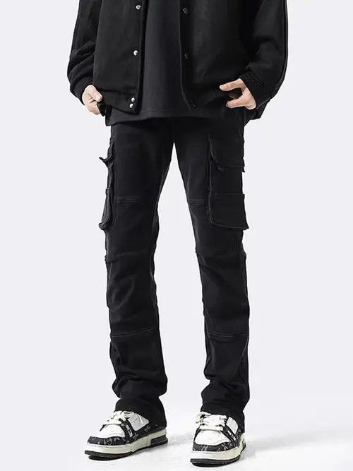 Japanese Brand Ichiko x ishi Black High Street Vintage Loose Casual Pants Size US 33 - 7 Thumbnail