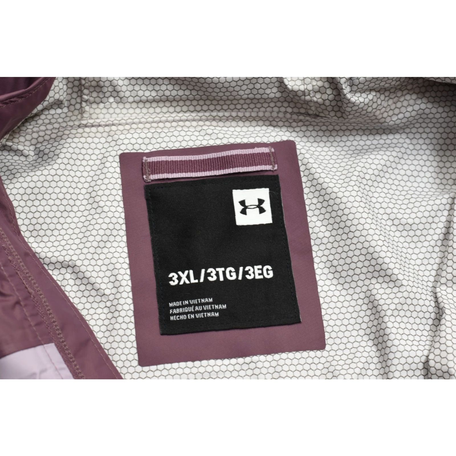 Under Armour Under Armour Jacket Men 3XL Purple Colorblock Storm Full Zip Hooded Windbreaker Logo Size US XXL / EU 58 / 5 - 8 Thumbnail