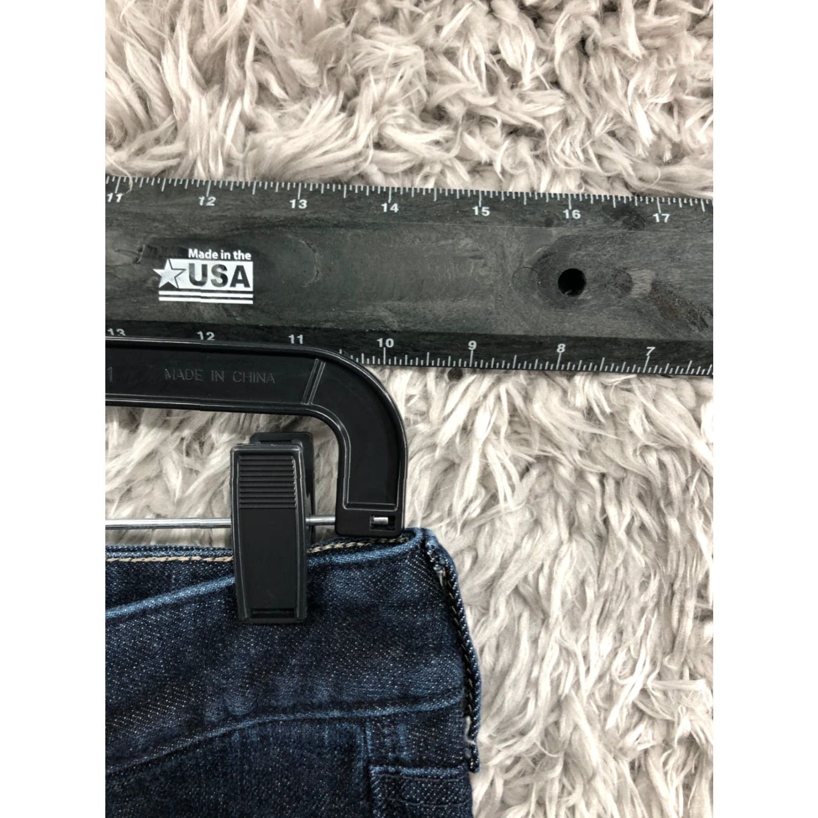 Express Express Stella Jeans Boot 21 Womens Low Rise Dark Blue Denim Size 42" / US 20 - 2 Thumbnail