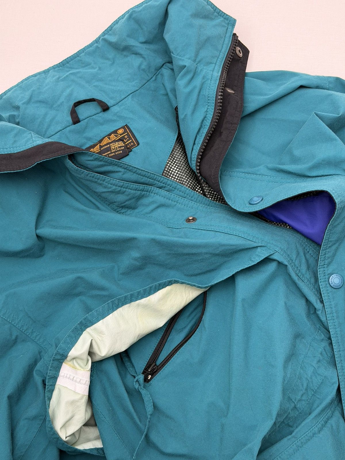 Eddie Bauer Vintage 90s Eddie Bauer Goretex Parka Teal Jacket Large Tall Size US L / EU 52-54 / 3 - 9 Thumbnail