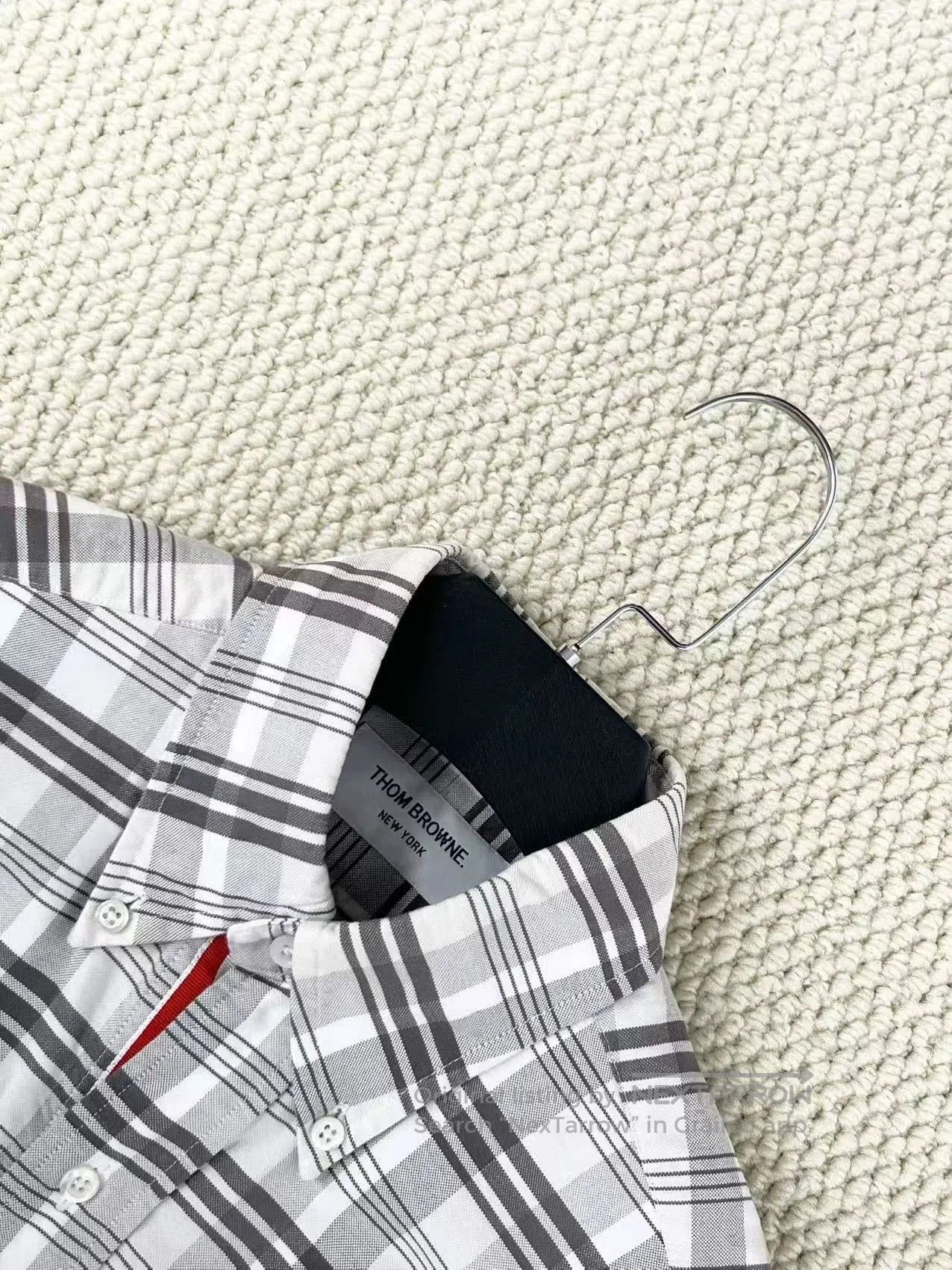 Thom Browne thom browne gray white plaid button. Size US M / EU 48-50 / 2 - 3 Thumbnail