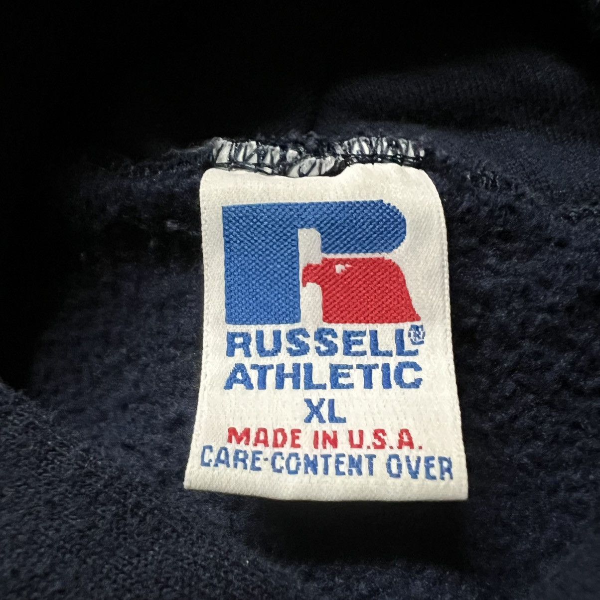 Russell Athletic × Vintage Vintage 90’s St. Joseph’s Russell Athletic Hoodie Sweater Size US XL / EU 56 / 4 - 4 Thumbnail