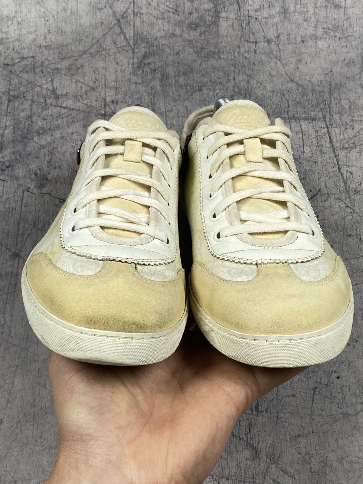 Gucci Vintage Gucci GG Canvas Monogram Low Sneakers Shoes Size US 8 / EU 41 - 9 Thumbnail