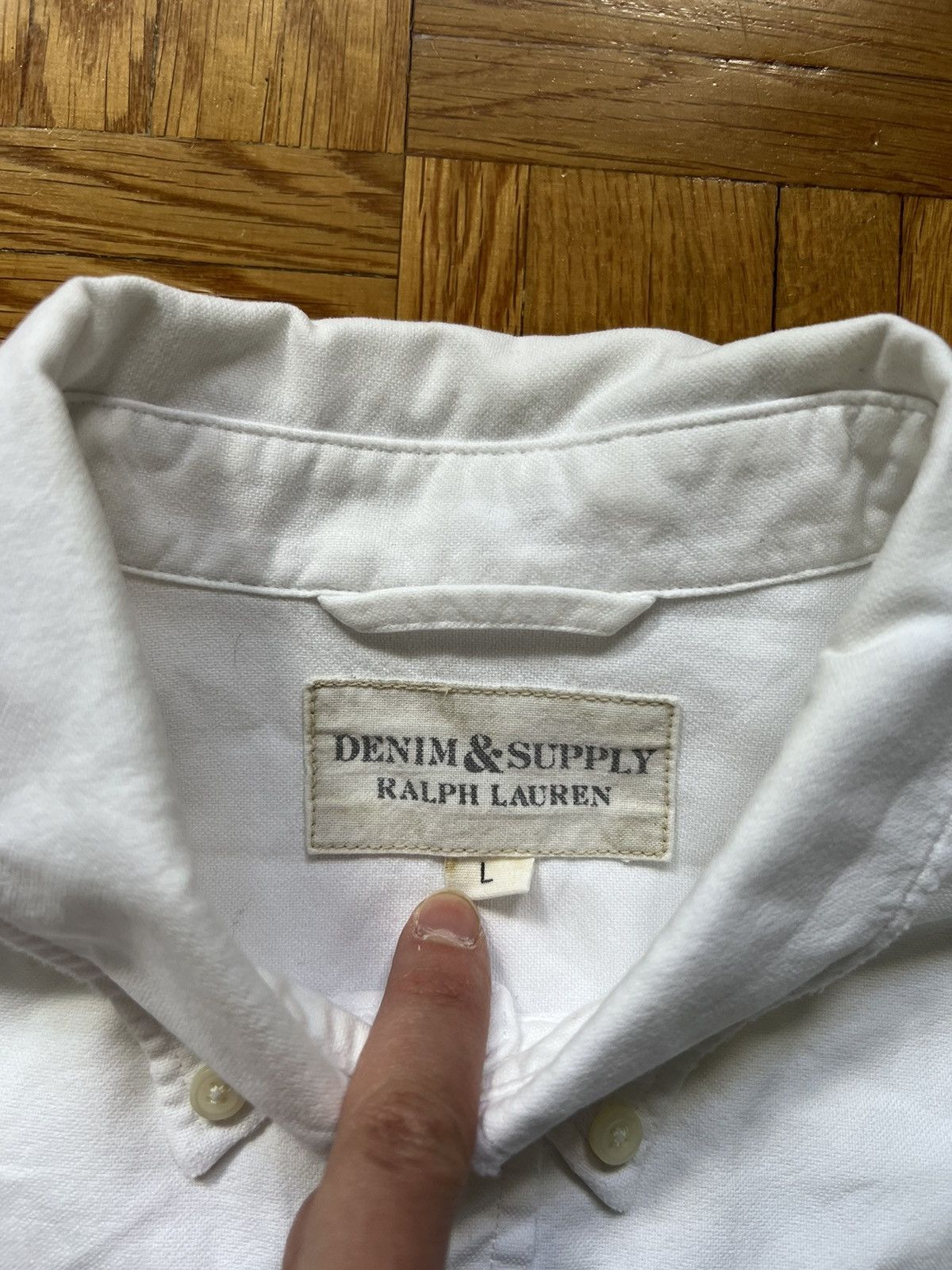 Denim & Supply Ralph Lauren × Ralph Lauren Shirt Ralph Lauren Denim & Supply White Size US L / EU 52-54 / 3 - 3 Thumbnail