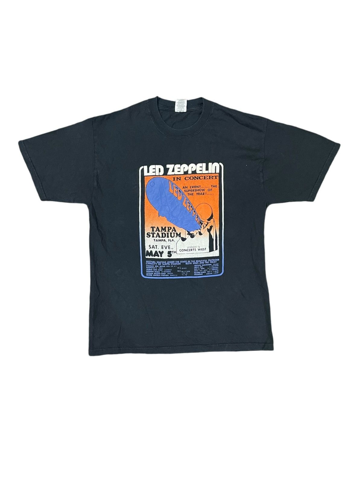 Band Tees × Led Zeppelin Led Zeppelin Tampa Stadium Tour Concert Tee Size US L / EU 52-54 / 3 - 3 Thumbnail