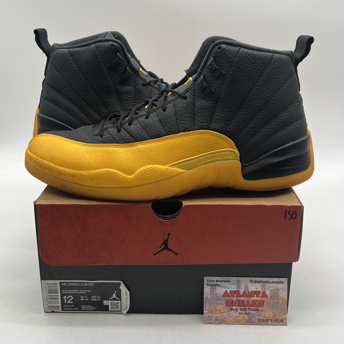 Jordan Brand Air Jordan 12 University Gold Size US 12 / EU 45 - 1 Thumbnail