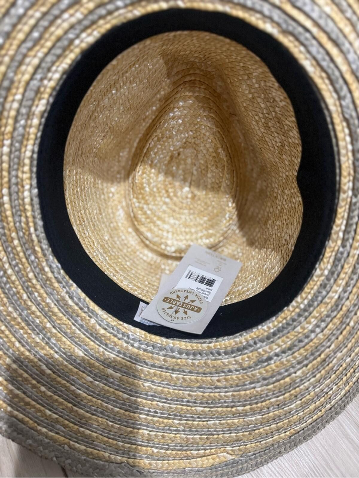 Brixton Brixton Woven Straw Fedora Hat - Yellow & Brown Size ONE SIZE - 5 Thumbnail