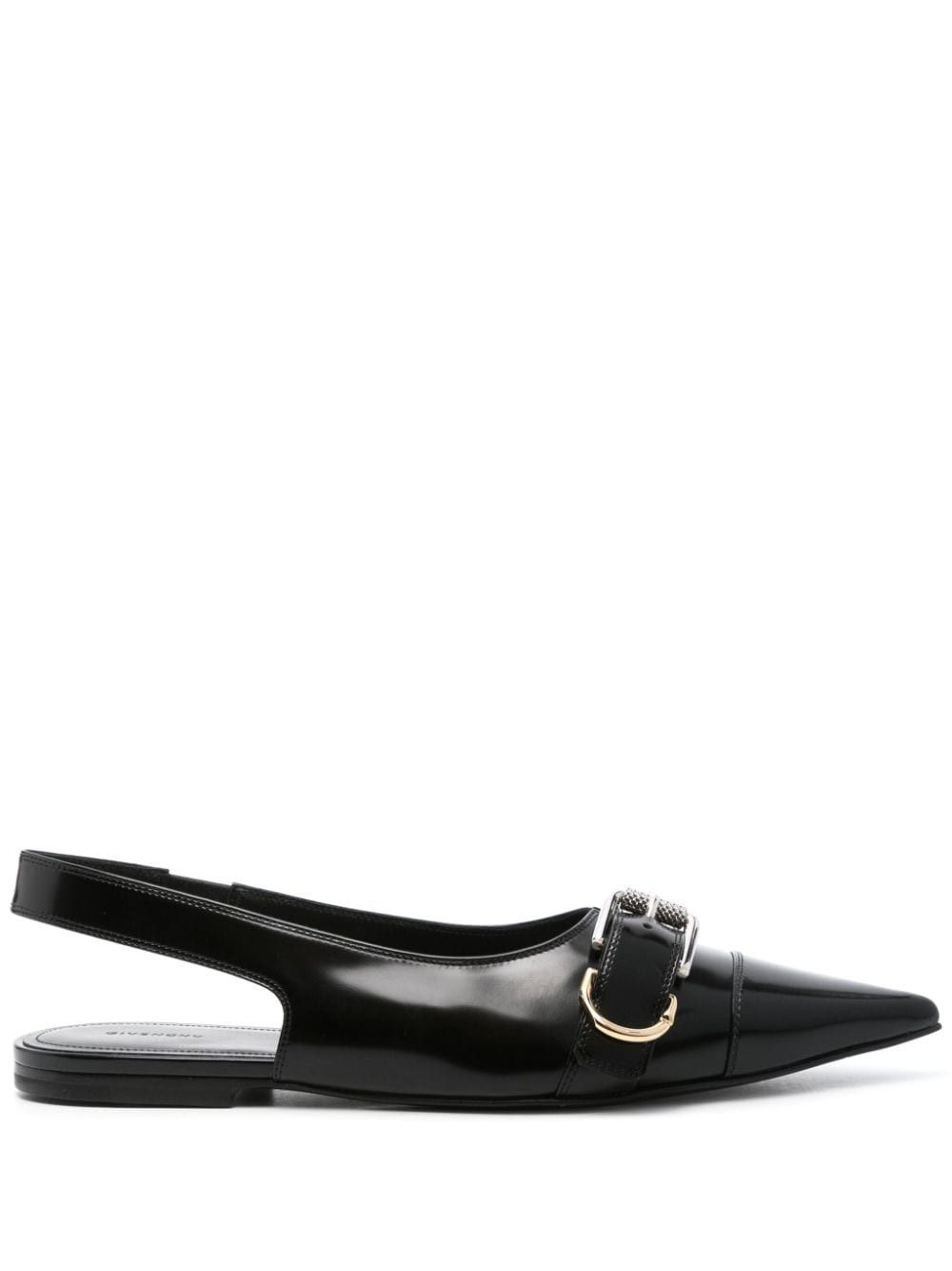 Givenchy VOYOU LEATHER SLINGBACK FLATS Size US 8 / IT 38 - 1 Thumbnail
