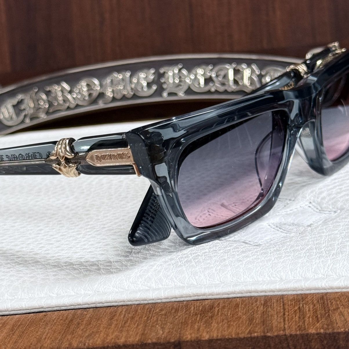 Chrome Hearts Chrome Hearts Cliterally Sunglasses Size ONE SIZE - 9 Thumbnail