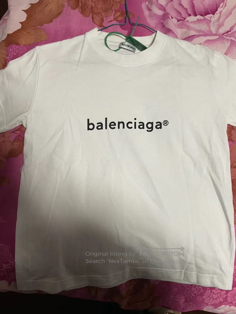 Balenciaga Balenciaga Letter print white short-sleeved T-shirt, size Size US M / EU 48-50 / 2 - 2 Thumbnail