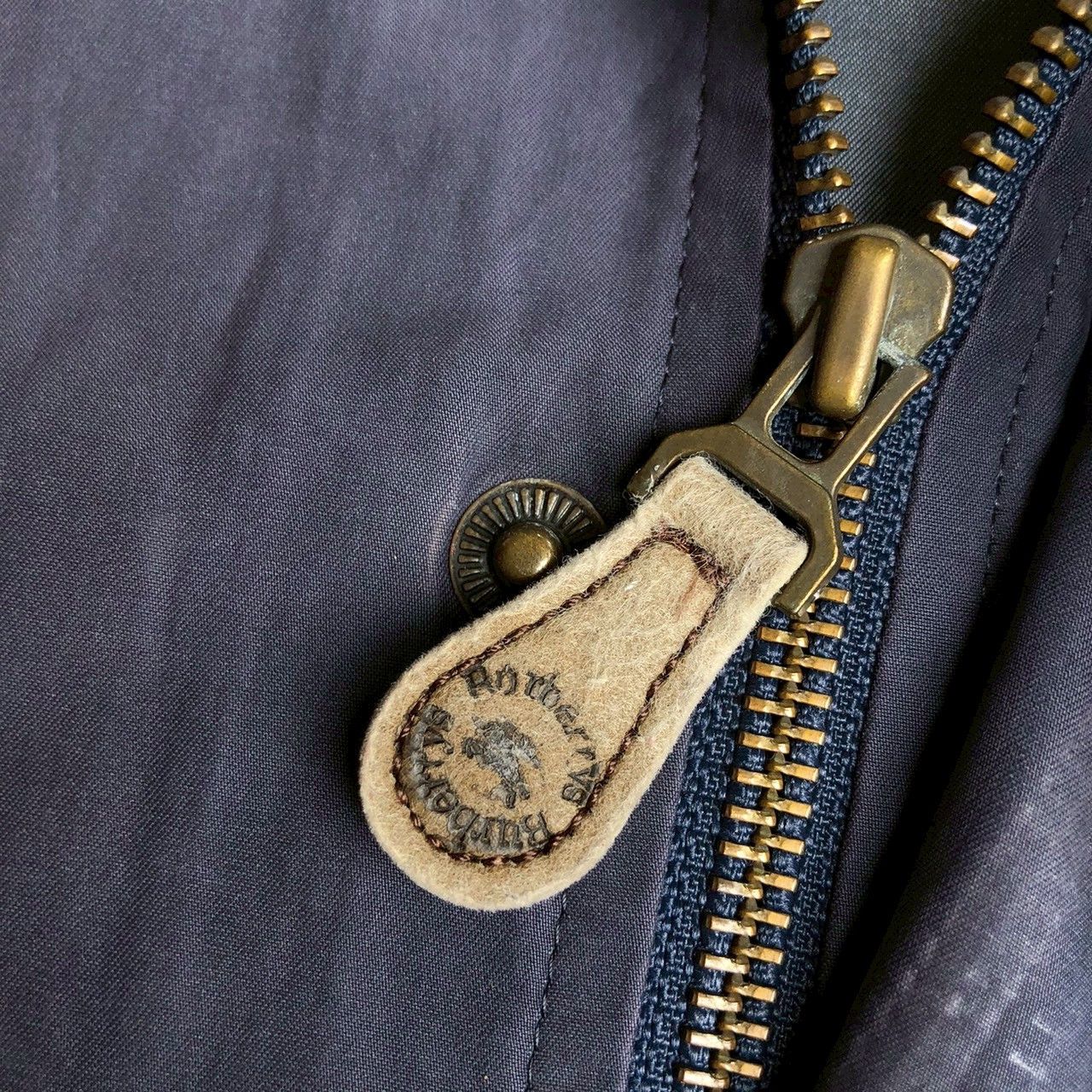 Burberry Vintage 90s Burberrys Field Jacket Blue Utility Coat Size US M / EU 48-50 / 2 - 8 Thumbnail