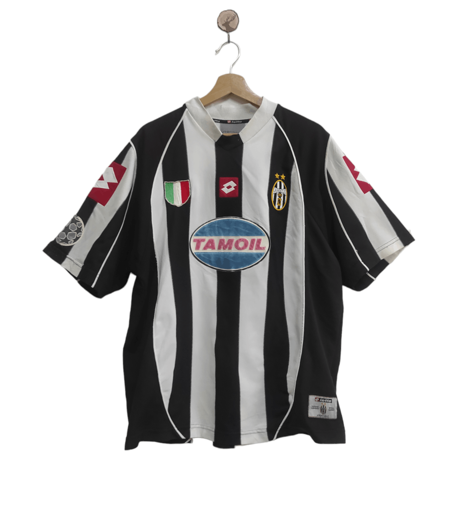 Lotto Sport Vintage Juventus Del Piero 2002-2003 Home Jersey Size US XL / EU 56 / 4 - 4 Thumbnail