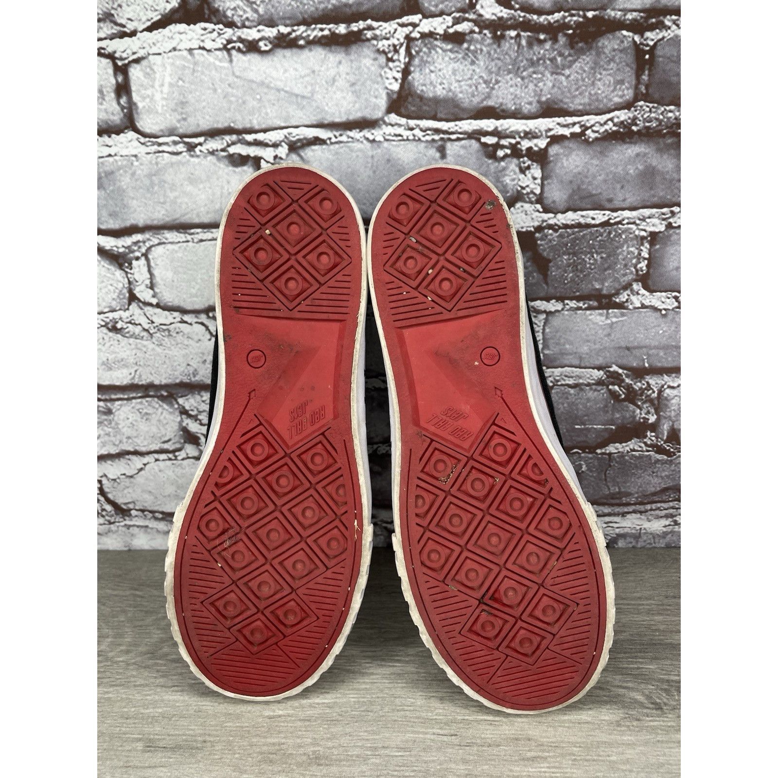 Red Bull Red Ball Jets ‘51 Black & White Canvas Low Top Sneakers Shoe Size US 10 / EU 43 - 9 Thumbnail