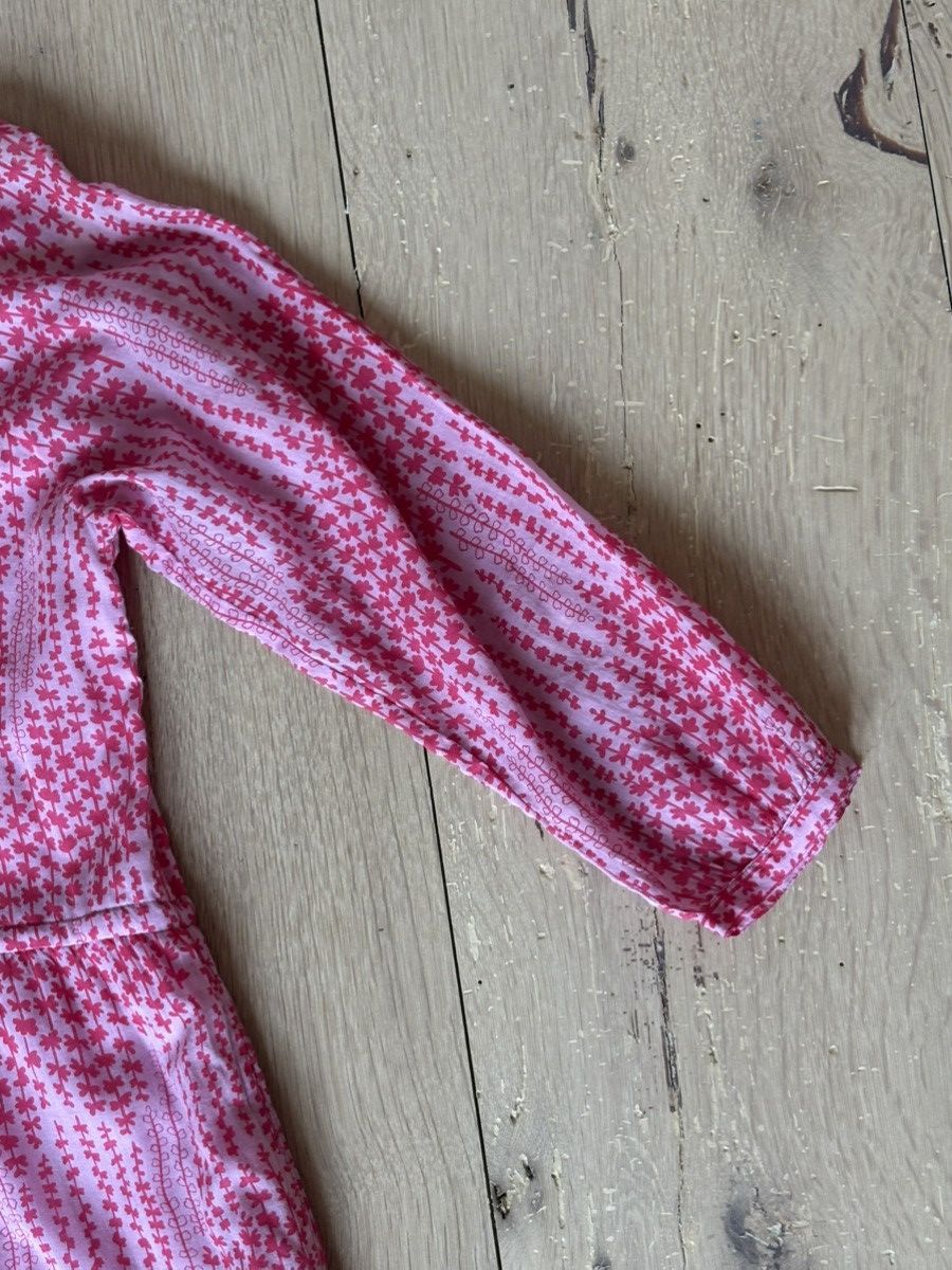 Banjanan Pink Patterned Banjanan Flowy Maxi Dress Ruffled M Summer Size M / US 6-8 / IT 42-44 - 3 Thumbnail
