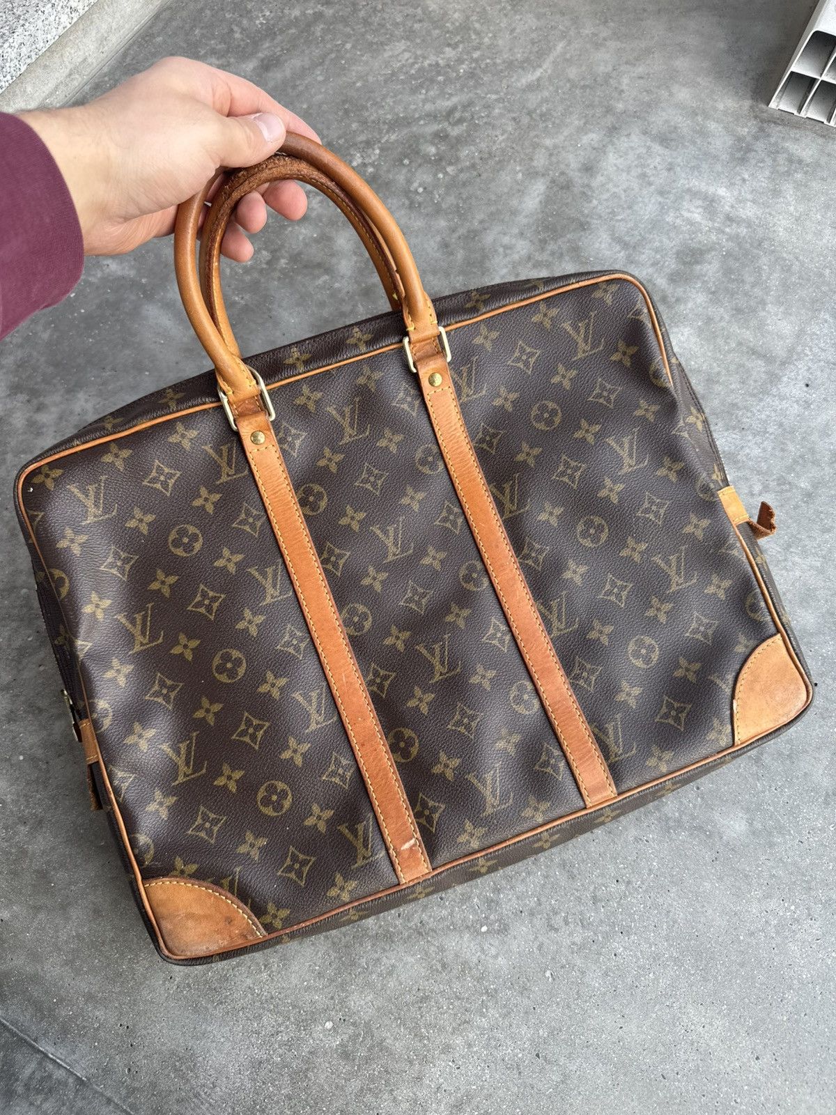 Louis Vuitton Louis Vuitton Monogram Designer Porte Documents Voyage Bag Size ONE SIZE - 7 Thumbnail