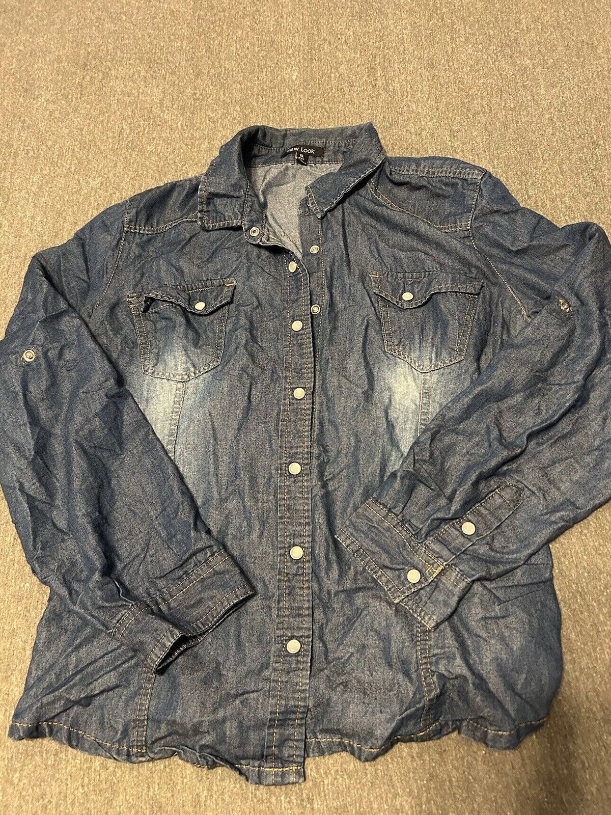 Designer New look Jean Jacket Size XL Size XL / US 12-14 / IT 48-50 - 1 Thumbnail