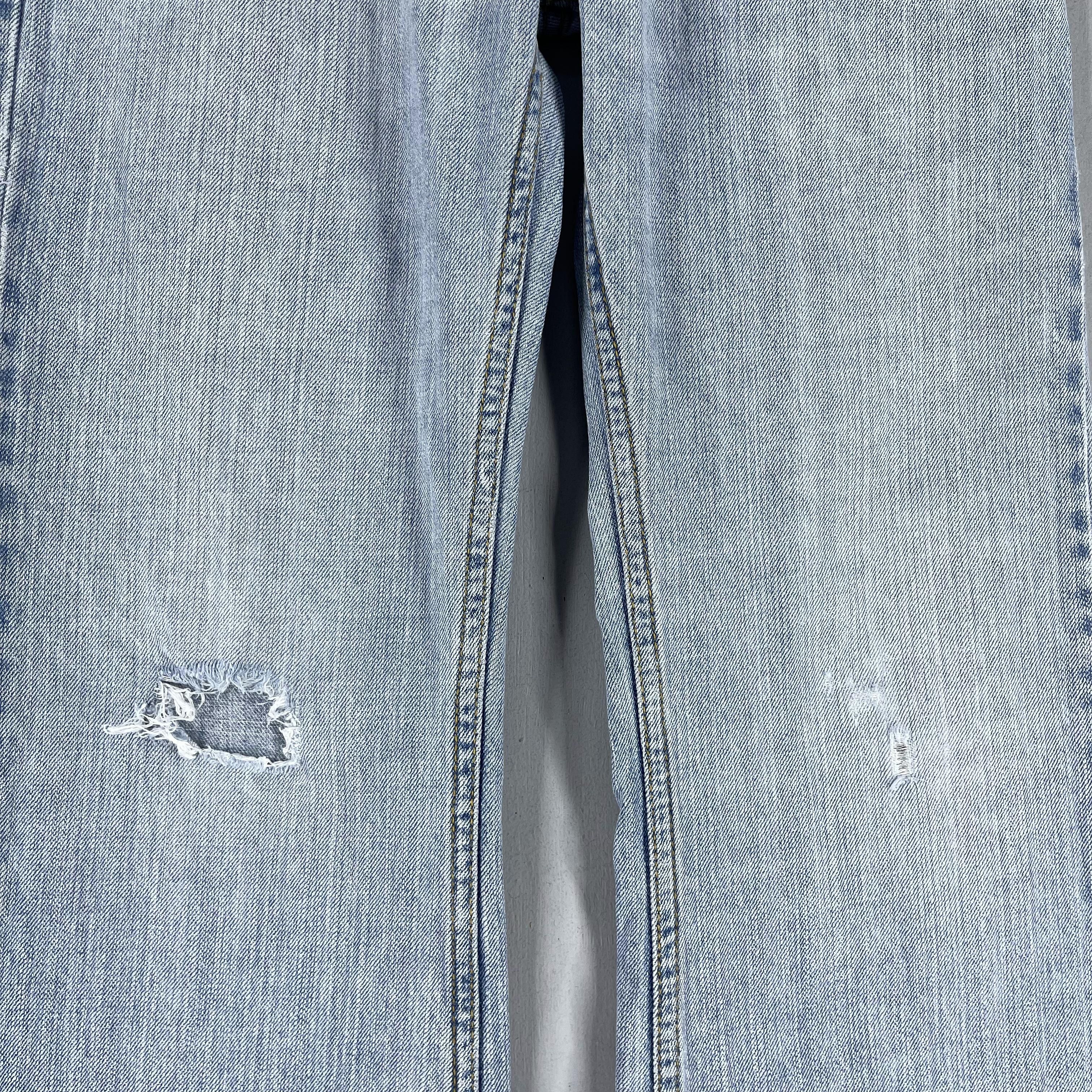 Levi's × Vintage Size 28 Vintage Distressed Levis 527 Slim Bootcut Jeans Size 28" / US 6 / IT 42 - 3 Thumbnail