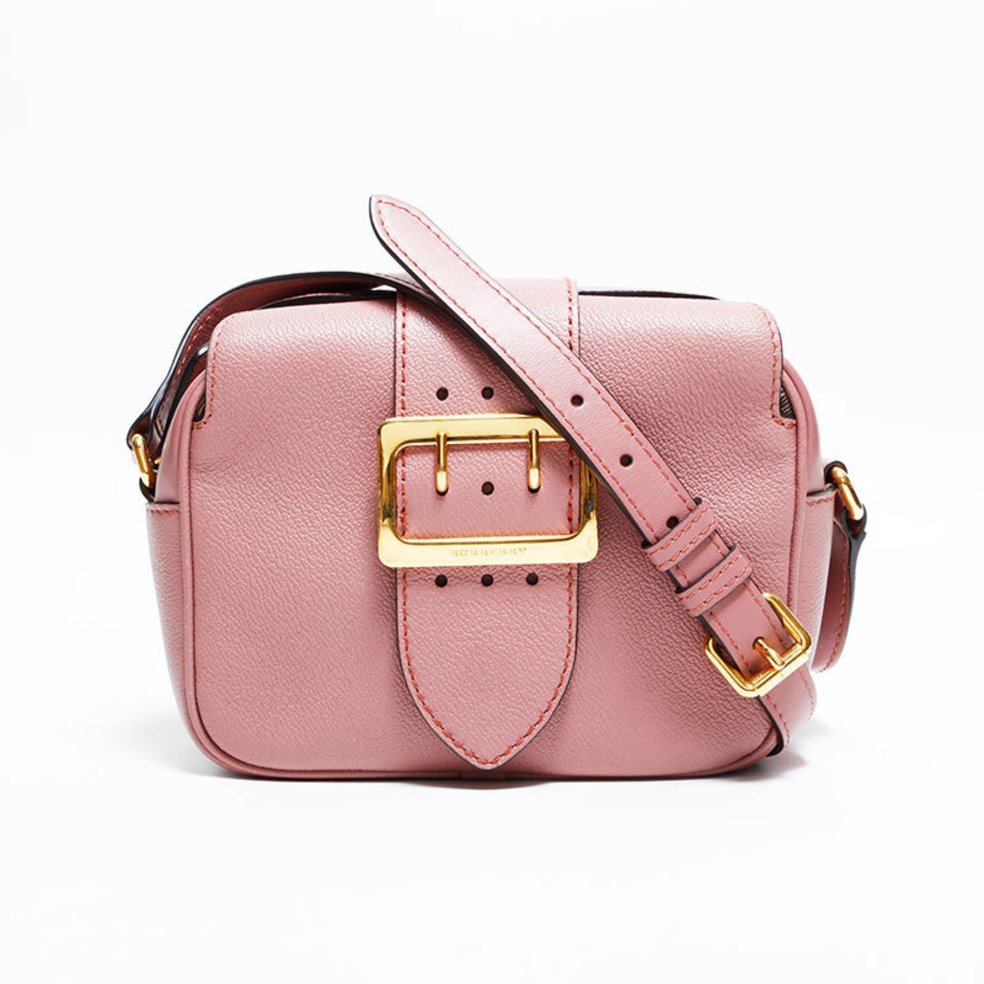 Burberry Burberry Leather Camera Bag Shoulder Pink WS22567 Size ONE SIZE - 1 Thumbnail