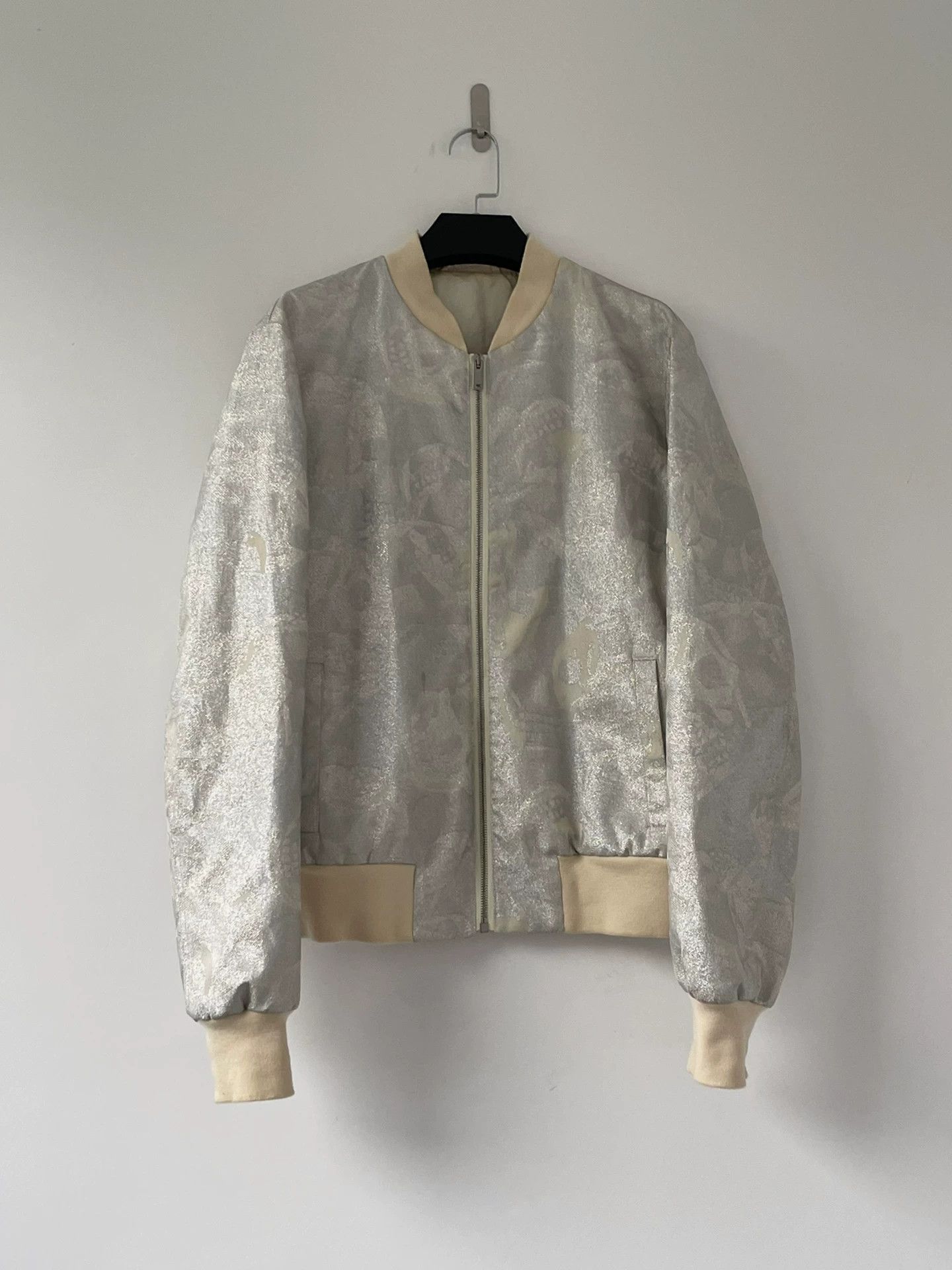 Alexander McQueen silver bomber jacket by alexander mcqueen Size US L / EU 52-54 / 3 - 1 Thumbnail