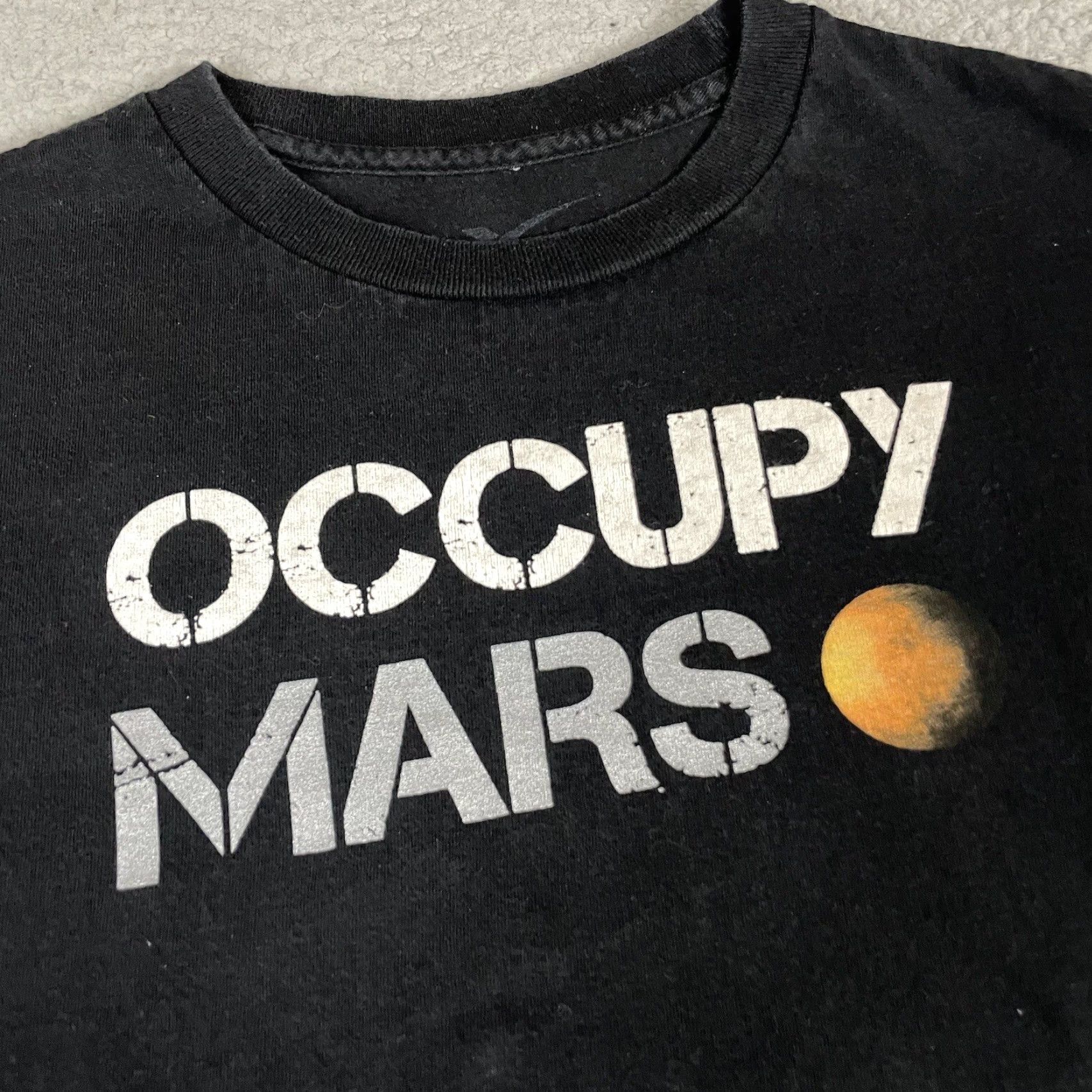 Vintage VINTAGE SpaceX Occupy Mars Shirt Mens Small Black Tesla Elon Musk Graphic Short Sleeve Size US S / EU 44-46 / 1 - 3 Thumbnail