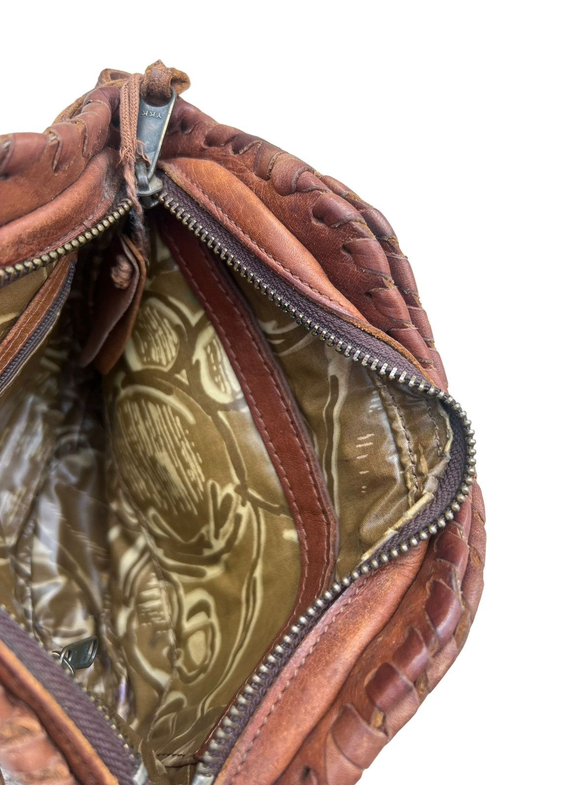 Leather Vintage Ibiza Japan Patina Leather Patchwork Mini Bag Size ONE SIZE - 20 Thumbnail