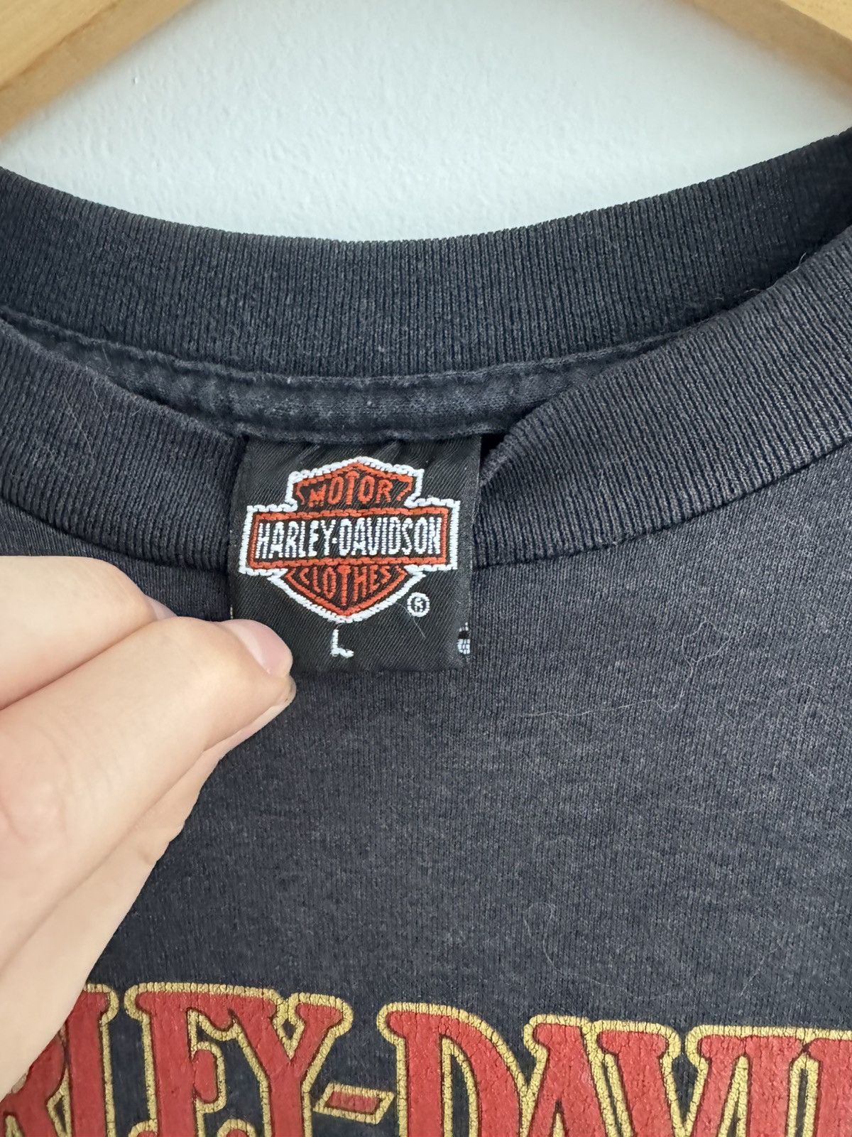 Harley Davidson Rare Vintage 1991 3D Emblem Size US L / EU 52-54 / 3 - 5 Thumbnail