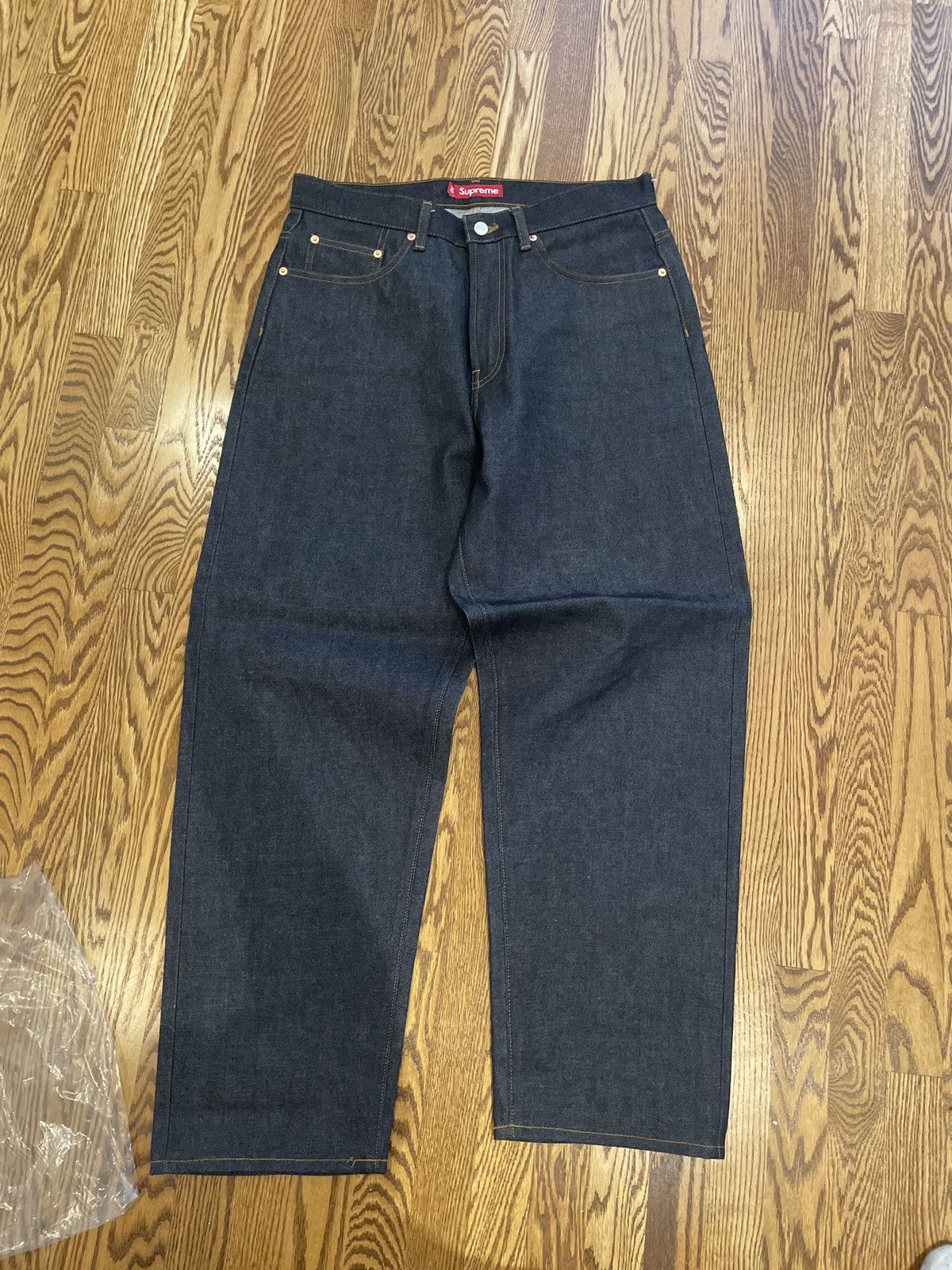 Supreme Rigid Baggy Black Selvedge Jean