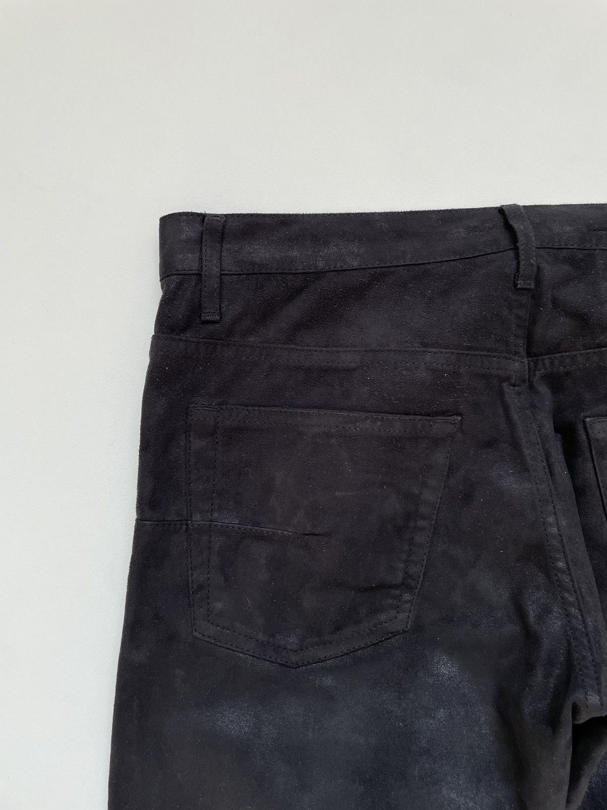 Dior A/W 08 Black Glitter Moleskin Trousers Size US 30 / EU 46 - 14 Thumbnail