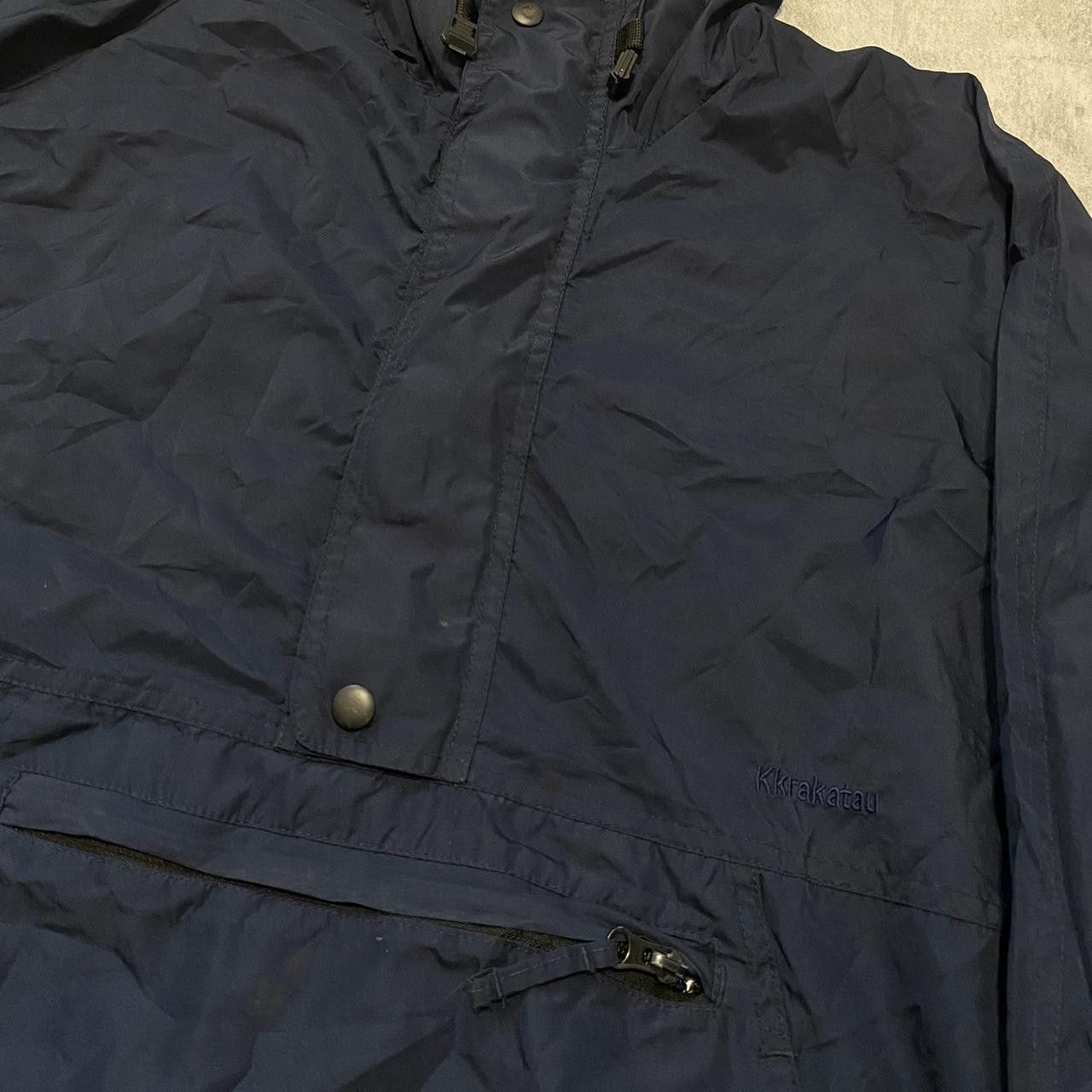 Other Navy blue vintage windbreaker jacket Kkrakatau Rain Size US S / EU 44-46 / 1 - 2 Thumbnail