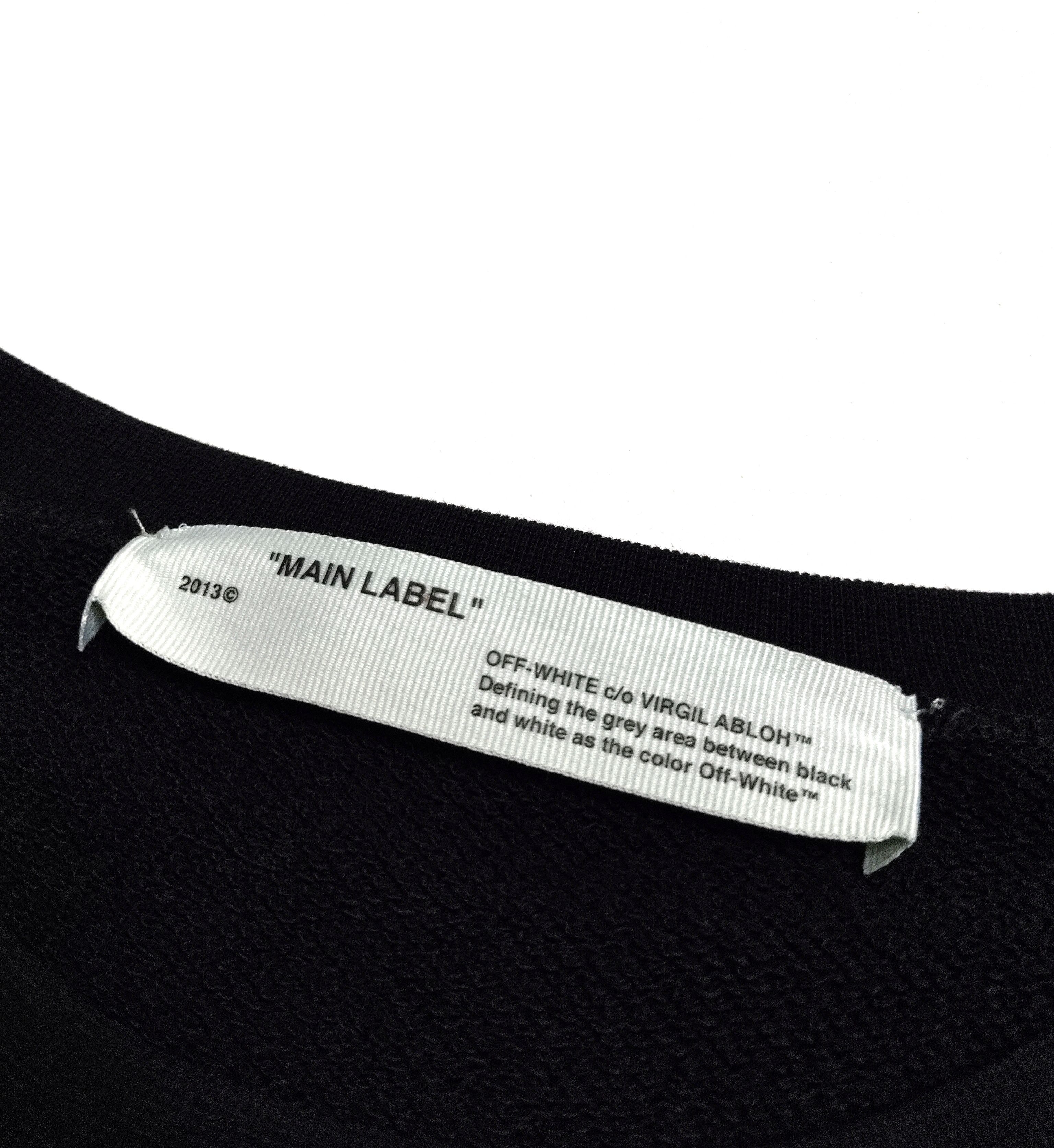 Off-White Off White Loose Flowers Printing Black Sweatshirt Size M / US 6-8 / IT 42-44 - 6 Thumbnail