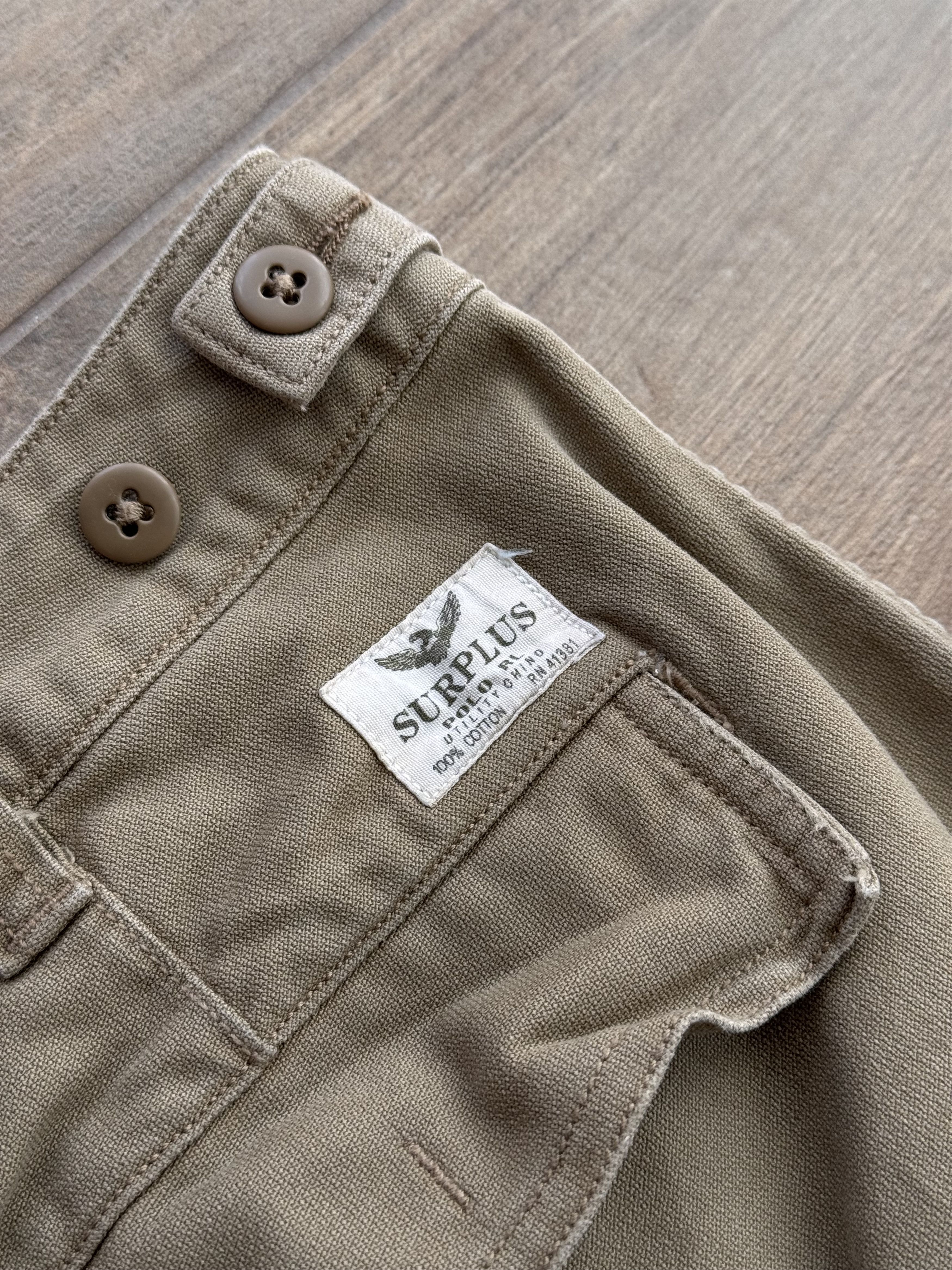 Polo Ralph Lauren × Vintage Vintage Polo Ralph Lauren Military Crew Surplus Cargo Pants Size US 40 / EU 56 - 17 Thumbnail