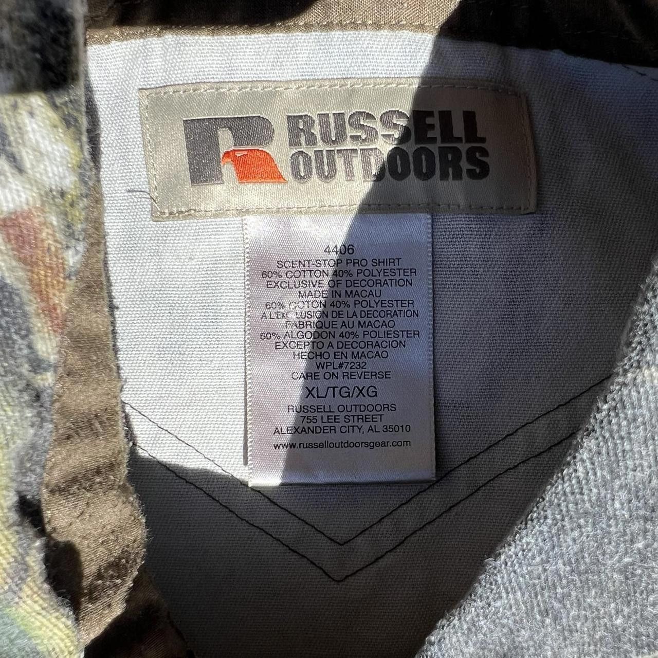 Russell Athletic Woodland Camo Utility Shirt Jacket Size US XL / EU 56 / 4 - 3 Thumbnail