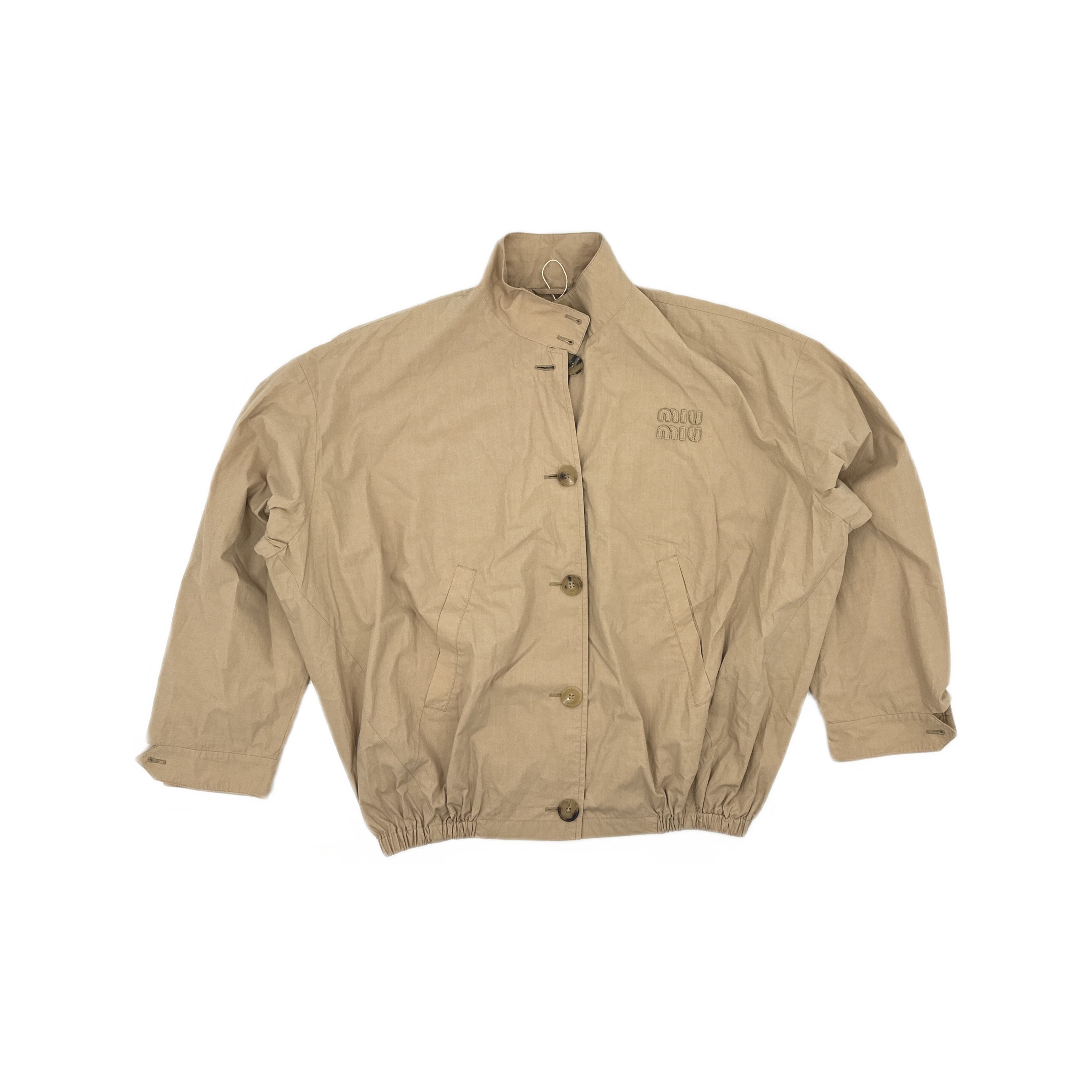 Miu Miu Miu Miu Logo Embroidery Jacket Size 36 Size XS / US 0-2 / IT 36-38 - 1 Thumbnail