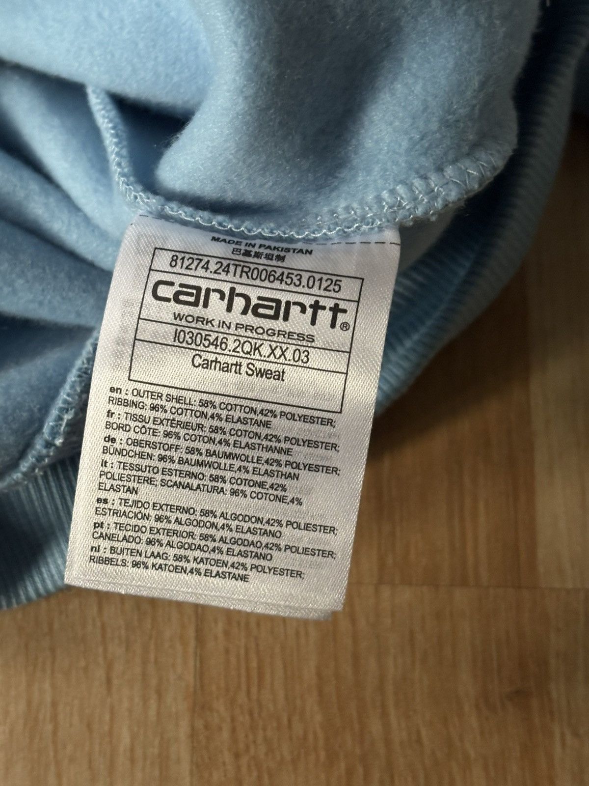Carhartt 00s Carhartt Vintage Oversized Big Logo Retro Y2K Sweatshirt Size US M / EU 48-50 / 2 - 6 Thumbnail