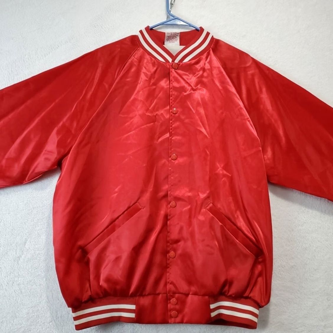 Vintage VINTAGE Cardinal Bomber Jacket Mens XL Red Satin Nylon Cheerleader Theme Enthusiast Breathable Sponsored by Cardinal Size US XL / EU 56 / 4 - 4 Thumbnail