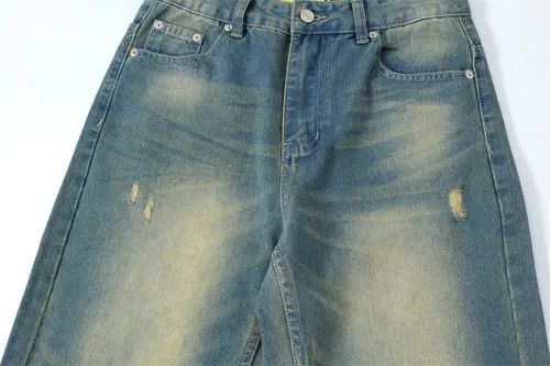 VIBE Men's punk trend tie-dyed washed distressed jeans Size US 32 / EU 48 - 4 Thumbnail